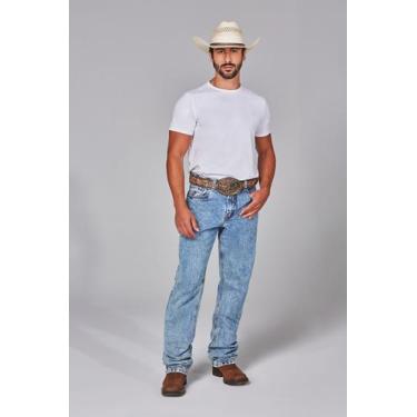 Imagem de Calca Jeans Masculina Relaxed Fit Hiper Stone All Hunter, 42, Jeans