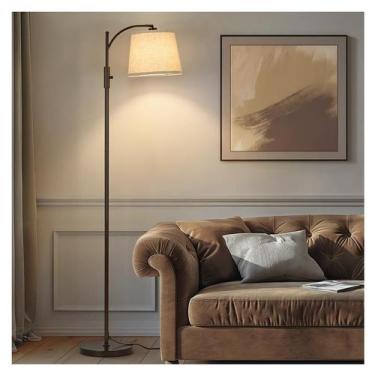 Imagem de Luminária de chão AIDENOEY com bandeja, 158 cm, LED de 9 W, regulável