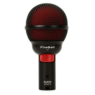 Imagem de Audix Microfone de instrumento dinâmico profissional ultrapequeno Fireball-V