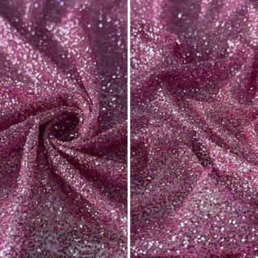 Imagem de Tecido Tule Com Glitter Pesado Explosão | 1,50m (Rose,0,50m)