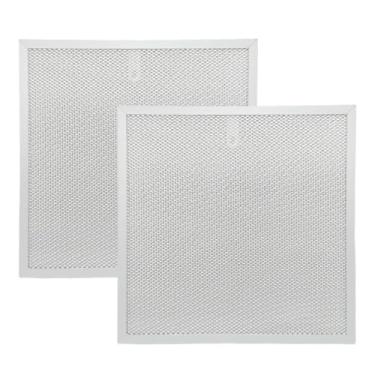Imagem de 2 peças S99010467 99010467 filtro de graxa de malha de alumínio 29 x 29 x 1 cm de substituição adequado para Broan BXT1, para NuTone AR1 Series