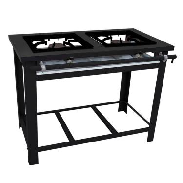 Imagem de Fogão Industrial Venâncio 2 Bocas A Gás Alta Pressão Com Pé Map2p