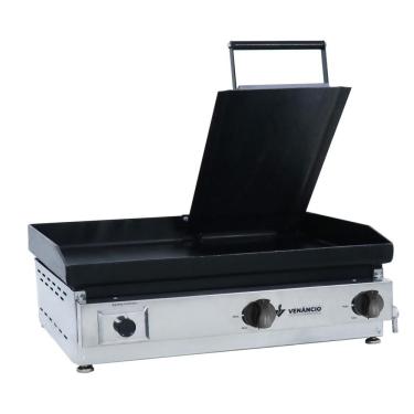 Imagem de Chapa Bifeteira A Gás 65cm Venâncio Deguste Luxo 4,76mm De Espessura Com Prensa C65-49802