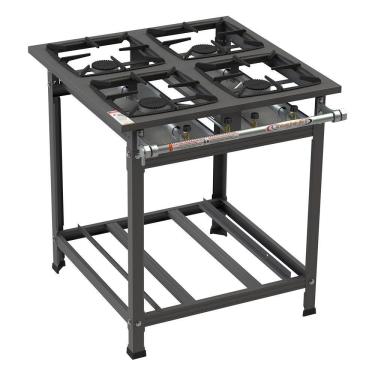 Imagem de Fogão Industrial Itajobi 4 Bocas Alta Pressão Ativo P7