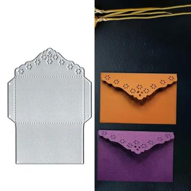 Imagem de Estêncis de corte de metal com matrizes de envelope, para álbum de recortes, faça você mesmo, álbum de recortes, decoração para fazer cartões de papel em relevo