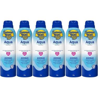 Imagem de Kit 6 Protetor Solar Banana Boat Aero Aqua Protect Fps 50