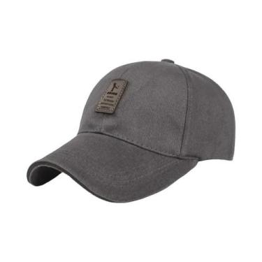 Imagem de Boné De Beisebol Unissex Ajustável De Algodão Com Fecho Snapback, Cor 