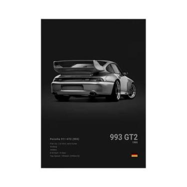 Imagem de Arte Em Tela Para Entusiastas De Carros Impressão De Carros Famosos 91