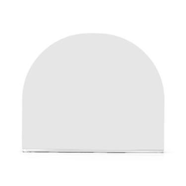 Imagem de Porta-guardanapos de acrílico cinza claro, suporte de toalha de papel de campista em forma de U, dispensador de guardanapo restaurante, porta-guardanapos para guardanapos de papel