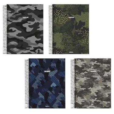 Imagem de Starschool – Caderno Universitário Capa Dura Espiral WARRIOR | 1 Matéria, 80 Folhas | Leveza, Tema Aventura e Estilo Forte p/Estudos e Anotações