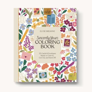 Imagem de Livro de colorir Sincerely Yours, 21,6 x 25,4 cm, 40 páginas para colorir por Elyse Breanne Design