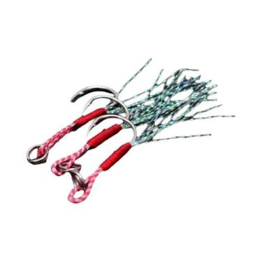 Imagem de Anzóis De Pesca Para Slow Jigging Em Aço De Alto Carbono, 20-100 Peças