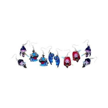 Imagem de Brincos De Acrílico Punk K-Pop Para Mulheres, Design De Tigre Derpy Mi