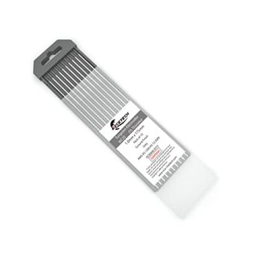 Imagem de NICETECH Eletrodos de tungstênio de soldagem TIG 2% cercado 101,6 cm x 17,8 cm (cinza, WC20/EWCe-2) pacote com 10