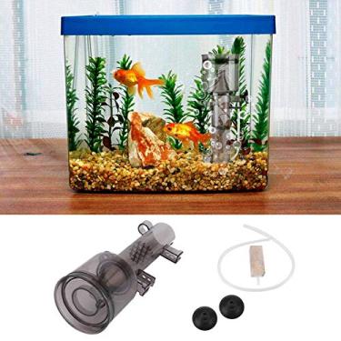 Imagem de HEEPDD Skimmer de Proteínas, Limpador de Aquário de Plástico para Tanque de Peixes Com Bomba de Ar, 2 Tamanhos 8cm e 10cm, Remove Partículas Orgânicas Colóides de Proteínas, Metais (RS-4002)