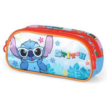Imagem de Estojo Duplo Infantil Feminino Stitch - Maxlog