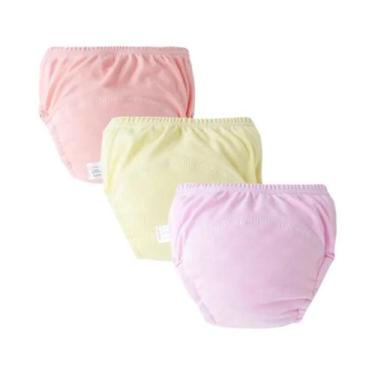 Imagem de Fraldas De Pano Reutilizáveis Para Bebês, Calças De Treinamento Laváve