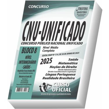 Imagem de Apostila Cnu Concurso Nacional Unificado Bloco 8 Saúde