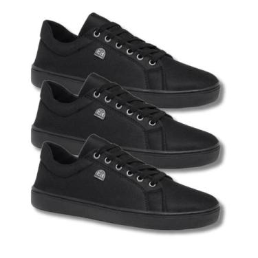 Imagem de Kit 3 Tênis Masculino Casual Ultra Confortável e Resistente - Bless Ac