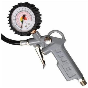 Imagem de Calibrador Manual De Pneus Com Manômetro Analógico- Dm010