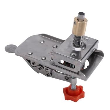 Imagem de Fafeicy Gabarito de Dobradiça Oculta, Modelo de Perfuração de Dobradiça de Porta de Armário de Aço Inoxidável Com Design de Rolamento Duplo, para Placas de Madeira de 0-30 Mm Margem