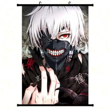 Imagem de Pintura de parede em tela Tokyo Ghoul Kaneki Ken Anime - yiweisai