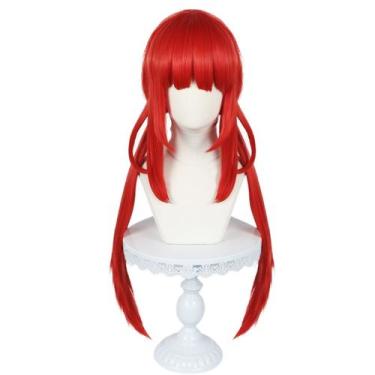 Imagem de Peruca de cosplay Genshin Impact Nilou, fantasia de anime de Halloween