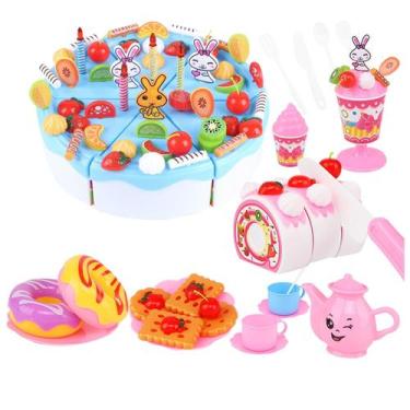 Imagem de 99 peças de brinquedo de cozinha Pretend Role Play Happy Bir - Gloome 