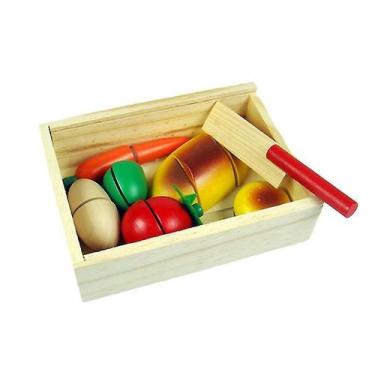 Imagem de Conjunto de alimentos para cortar pão de frutas e vegetais e - Gloome 
