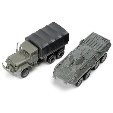 Imagem de Conjunto de 2 peças M35 Truck Btr-80 Armored Truck Toy - Gloome Store