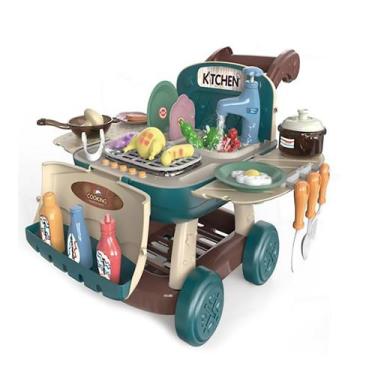 Imagem de Conjunto de brinquedos de cozinha  Kids Pretend Play Kitche - Gloome S