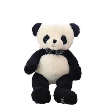 Imagem de Boneca de pelúcia Panda de 40 cm com gravata borboleta para presente i