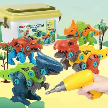 Imagem de Modelo de combinação de quebra-cabeça de montagem de dinossauros 3D de