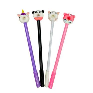 Imagem de Kit 4 Caneta Esferográfica Decorada DONUTS - Paspaper