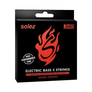 Imagem de Encordoamento Para Contrabaixo 5 Cordas Slb540 .040 Solez
