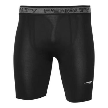 Imagem de Bermuda Compressão Penalty Skin Masculina Cor:PretoTamanho:M, Preto, M