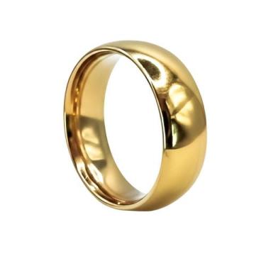 Imagem de Aliança Tradicional 6mm Ouro 18K Tungstênio - Oremte, 13, Ouro 18k