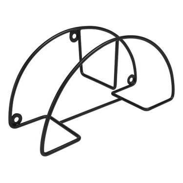 Imagem de Suporte Enrolador de Mangueira 30m Meia Lua Parede - NV470PR - Bcalos-