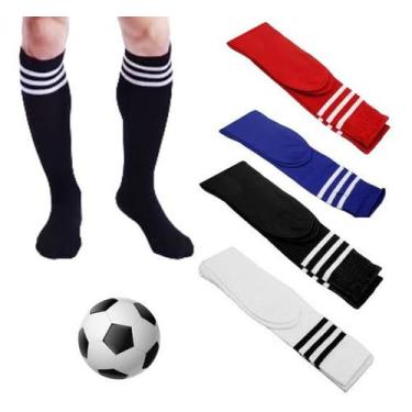 Imagem de Meião de Futebol Profissional Masculino Feminino Adulto Listras - Amor