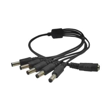 Imagem de Cabo Divisor De Energia 5.5mm 2.1mm Adaptador 5V 12V Para Fitas De LED