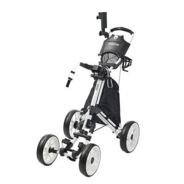 Imagem de Carrinho de golfe dobrável FLAGTAG de 4 rodas com acessórios