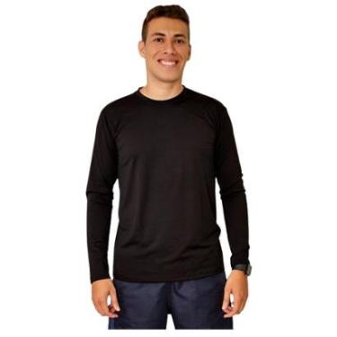 Imagem de Camisa Proteção UV 50+ Masculina Manga Longa Camiseta Solar Térmica Praia Pescaria Cicl...