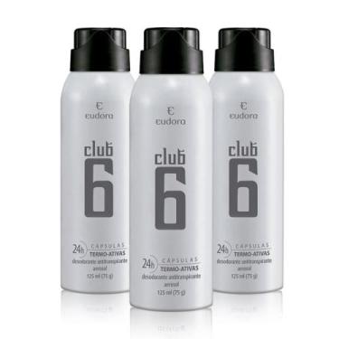 Imagem de Combo Club 6 Desodorante Antitranspirante Aerossol - Corpo e banho 