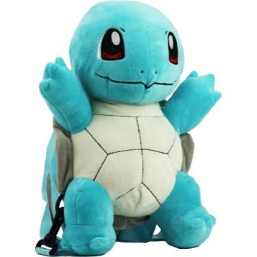 Imagem de Squirtle Mochila Pelúcia Pokemon - BBR Toys PK0002