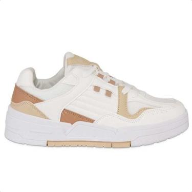 Imagem de Tenis Feminino Ramarim Casual Flatform Conforto 25-89236, Off white, P