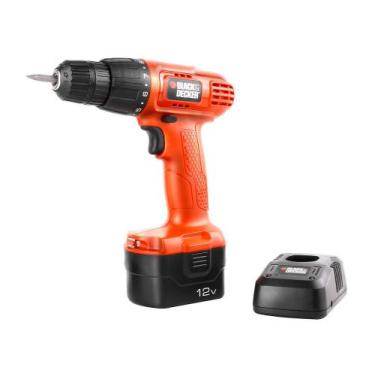 Imagem de Furadeira e Parafusadeira CD121K-BR Black&Decker - 3/8 Pol Bateria 12v