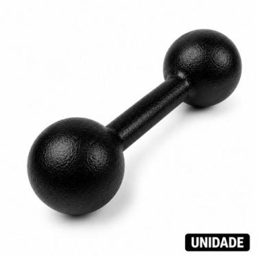Imagem de Halter Bola Pintado 3Kg Unidade Academia Musculação Treino Fitness Pre