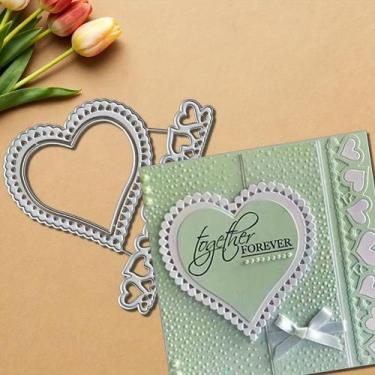 Imagem de Matriz de Corte Lapoo Love Border 12x10 cm para Cartões em Metal