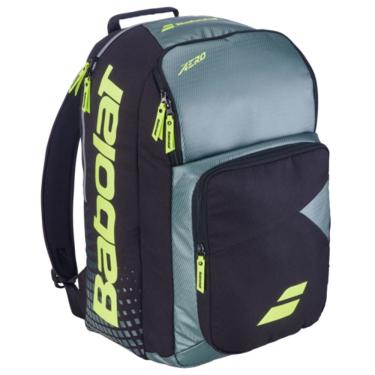 Imagem de Mochila Babolat Pure Aero 2026 X3 de Tênis 40L com 2 Compartimentos para 3 Raquetes em Poliéster Reciclado