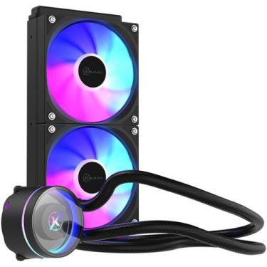 Imagem de Water cooler kalkan aura lite 240mm argb amd/intel preto klk00098